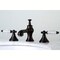 Kingston Brass KC7065WLL 8" Widespread Bathroom Faucet, Oil Rubbed Bronze KC7065WLL - alternate 2